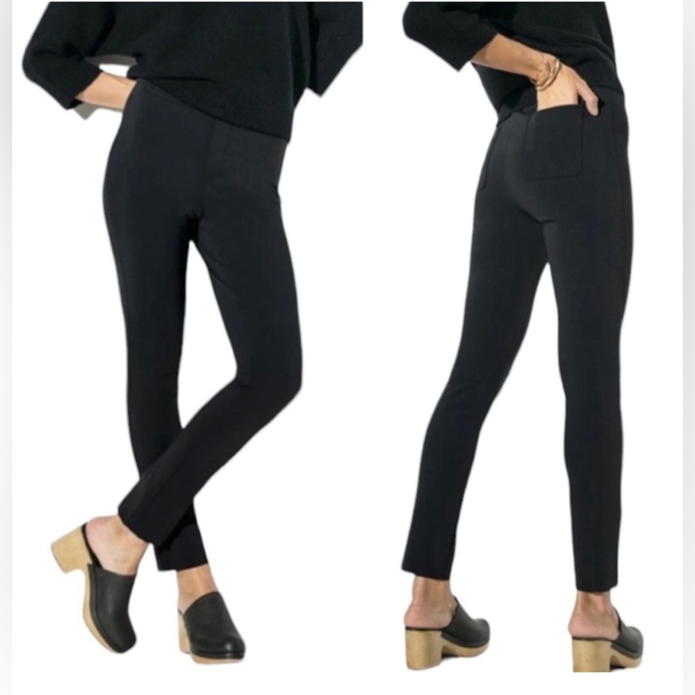 The Reset R Label Slim Stretch Pant in‎ Black Sz XS